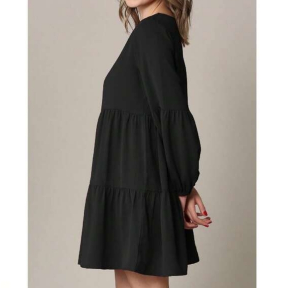 asos Design Women's sz 12 Tiered Ruffle Dress - Picture 1 of 13